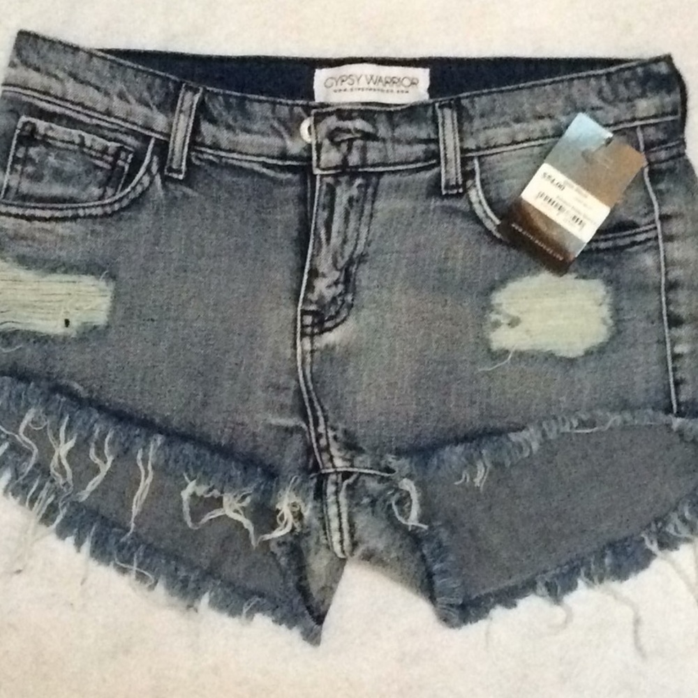 High waist Gypsy Warrior Jean Shorts